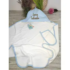 GENERICO - Toalla de felpa para bebé 100 % algodón niño