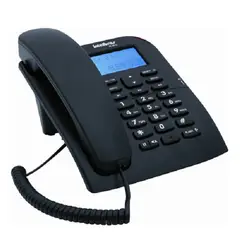 GENERICO - Intelbras Teléfono Alámbrico TC60 ID-B Negro con Display Luminoso