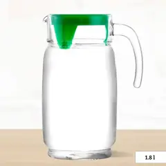 GENERICO - Jarra de Vidrio Tabola Tapa Verde 1.80 l