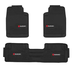 GENERICO - Piso De Jebe PVC Universal 3 Piezas Auto Camioneta Suzuki
