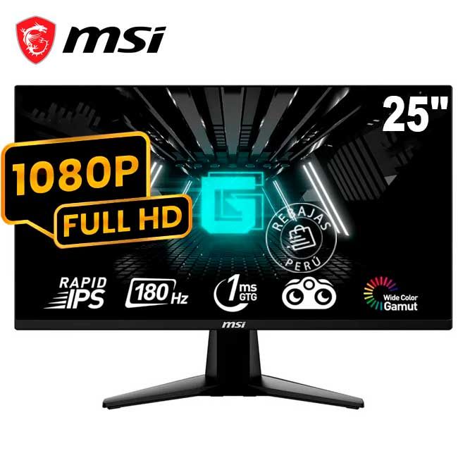 Monitor gaming G255F 25″ FHD Rapid IPS 180 Hz 1 ms Adaptive-Sync