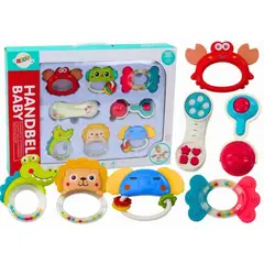 GENERICO - Set de Sonajas con Mordedor con Telefono de 8 Piezas