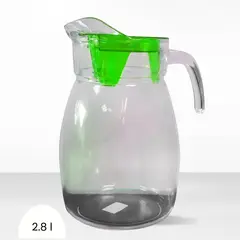 ICHIMATSU - Jarra de Vidrio Mancora Tapa Verde 2.80 l