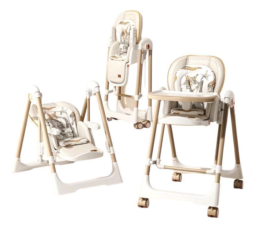 Silla De Comer Columpio 2 En 1 Blanca