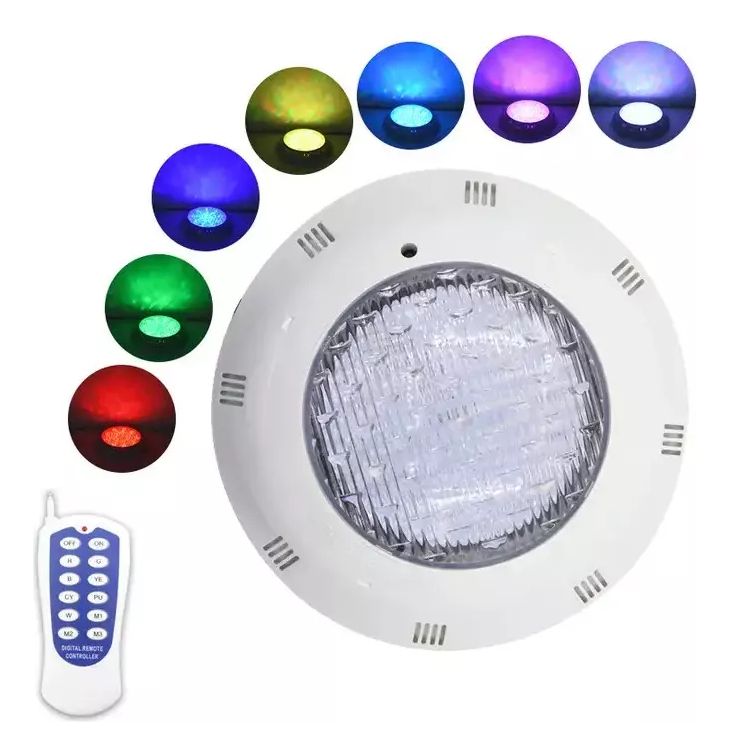 Foco De Piscina Led Multicolor 18w 12v Control Remot