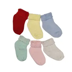 GENERICO - Pack x6 medias de felpa para bebés