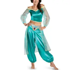 GIOIO - Vestido Princesa Jasmine Disfraz Halloween Temporada XXL