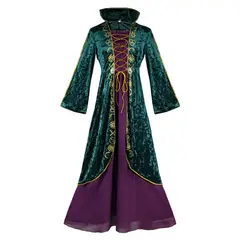 GIOIO - Bruja Medieval Halloween Disfraz Winifred Elegante XXXL