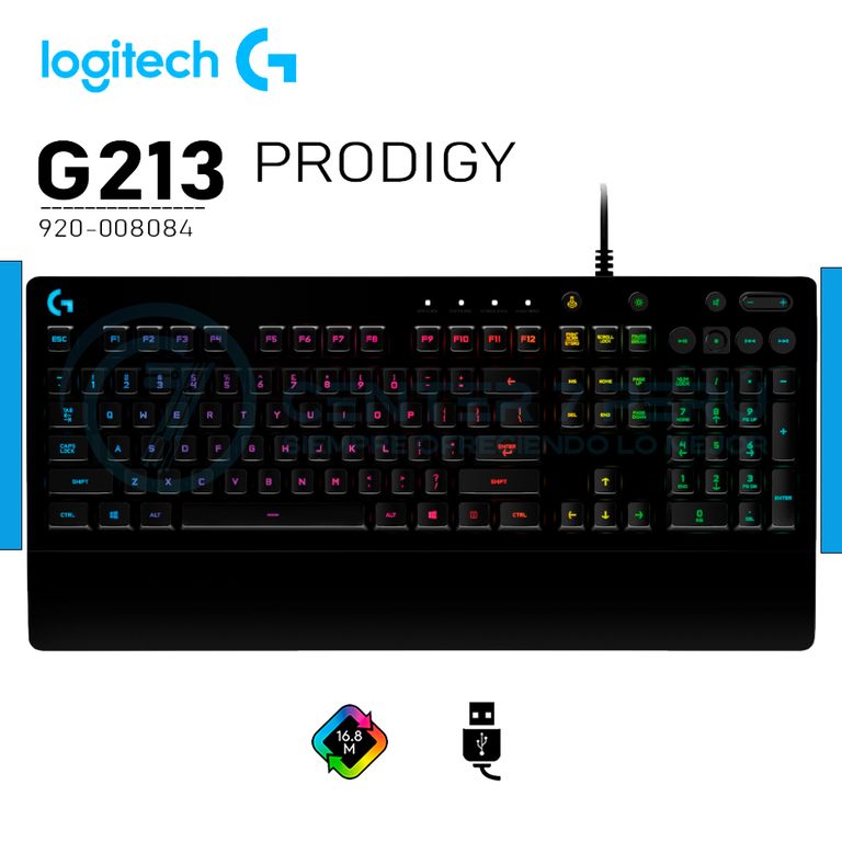 TECLADO G213 PRODIGY RGB GAMING