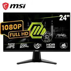 MSI - Monitor Gaming MAG 244F 24” FHD 200Hz 05ms IPS HDR FreeSync