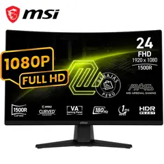MSI - Monitor Gaming MAG 242C 24” FHD Curvo 180Hz 1ms AdaptiveSync HDR