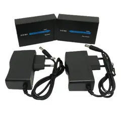 GENERICO - Extensor Hdmi Rj45 Full Hd 1080p Cat 5e/6 Hdtv 60 Metros