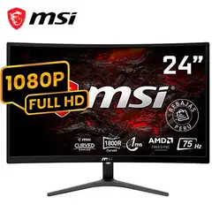 MSI - Monitor Gaming Optix G241VC 24” Full HD 75Hz 1ms Curvo FreeSync