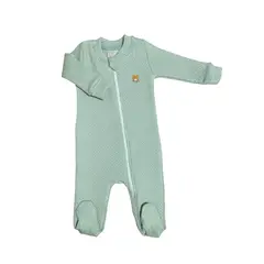 WAWA PIMA - PIJAMA BEBÉ NIÑO GREEN BEAR JACQUARD