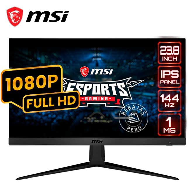Monitor Gaming Optix G241 24” FHD 144Hz 1ms IPS FreeSync eSports