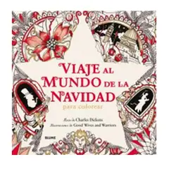 GENERICO - Libro infantil Viaje al Mundo de la Navidad para Colorear