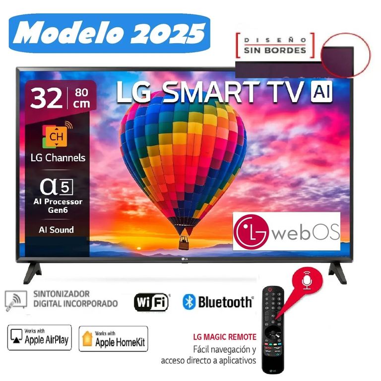 Led 32 Pulgadas Smart TV + Control Magic de Voz 32LR600B