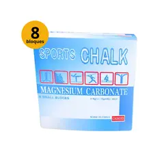 GENERICO - BLOQUE MAGNESIO 60gr CROSSFIT CALISTENIA GIMNASIA CAJA X 8UN