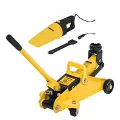 PRETUL - Combo Gata Patín 1.5 Ton. + Aspiradora para Auto 12V