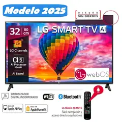LG - Led 32 Pulgadas Smart TV + Magic de Voz 32LR600B