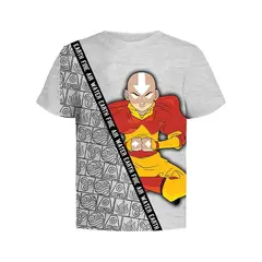 AVATAR - Polo Aang Maestro Aire Niños Talla 6 Nickelodeon