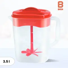 BASA - Jarra de Plastico Polipopileno practijarra Rojo 35 l