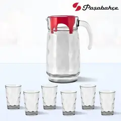 PASABAHCE - Jarra de Vidrio Space Pasabahche 1.8 l mas Juego 5 de vasos