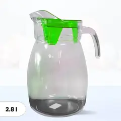 ICHIMATSU - Jarra de Vidrio Mancora Tapa Verde 2.80 l