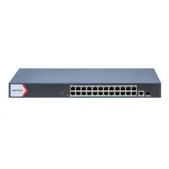 HIKVISION - Switch 24 Gigabit Smart 370 wcolor negro pn DS-3E1526P-EI