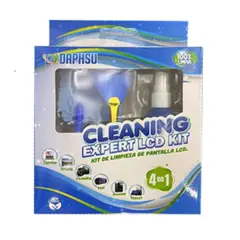GENERICO - KIT DE LIMPIEZA 4 EN 1 TV, LAPTOP, MONITOR, CONSOLAS, CAMARAS, CELULAR