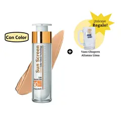 FREZYDERM - Color Face Spf50 50Ml + Vaso Chopero Alianza 330ML