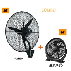 IMACO - VENTILADOR DE PARED 26PULG 230W  VENTILADOR DE MESA 16PULG 55W