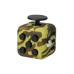 GENERICO - Fidget Cubo Antiestrés Sensorial 6 caras - Camuflaje