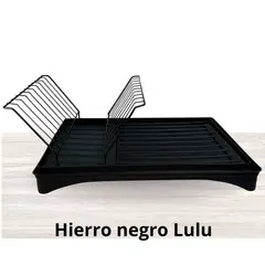 Ichimatsu - Escurridor de platos de Hierro negro Lulu
