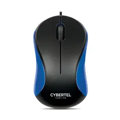 CYBERTEL - Mouse Oficina Alámbrico 1000DPI Azul Hamilton+ CYB M209b+