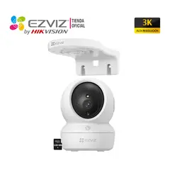Ezviz - Cámara IP H6C PRO 3K 360 Botón Videollamada + Soport Pared 128GB