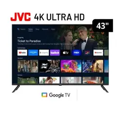 JVC - Televisor Smart Android TV 43 Ultra HD 4K LT-43KB628