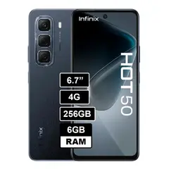 INFINIX - HOT 50 6GB 256GB LIBRE NEGRO