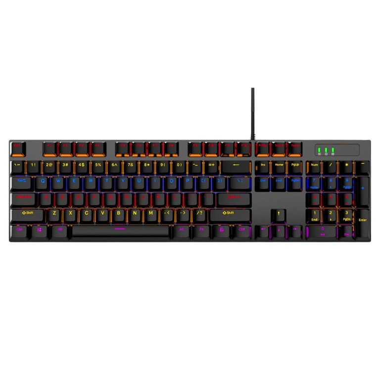 Teclado Mecánico Gamer RGB 104 Teclas con Anti-Ghosting 26