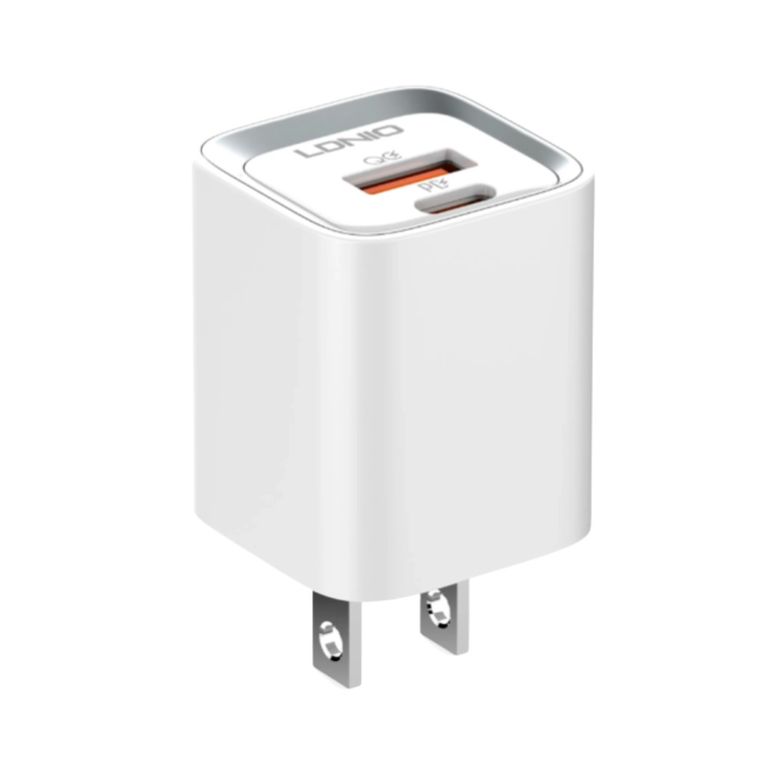 Cubo Cargador de Doble entrada USB QC3.0 y Tipo C PD 30W A2317