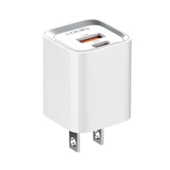 LDNIO - Cubo Cargador de Doble entrada USB QC3.0 y Tipo C PD 30W A2317
