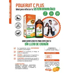 GENERICO - POWERVIT C 345ML BEBIBLE - MAGNESIO Y ZINC , VITAMINA C Y D