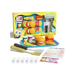 GENERICO - Set Cocina Para Niños Bob Esponja Crustaceo Cascarudo