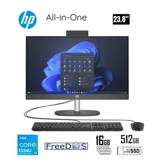 HP - ALL IN ONE Pro One 240 G10 i51335U 23.8" FHD 16GB 512GB FREEDOS B88BKAT#ABM