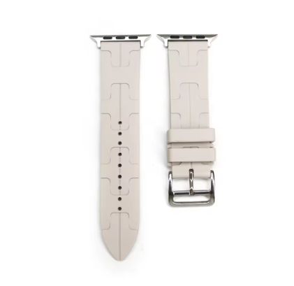 Correa Silicón con Hebilla para Apple Watch 42mm - Beige