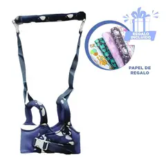 RYBIU IMPORT - Arnes Caminador de Primeros Pasos Azul Y+Papel de Regalo