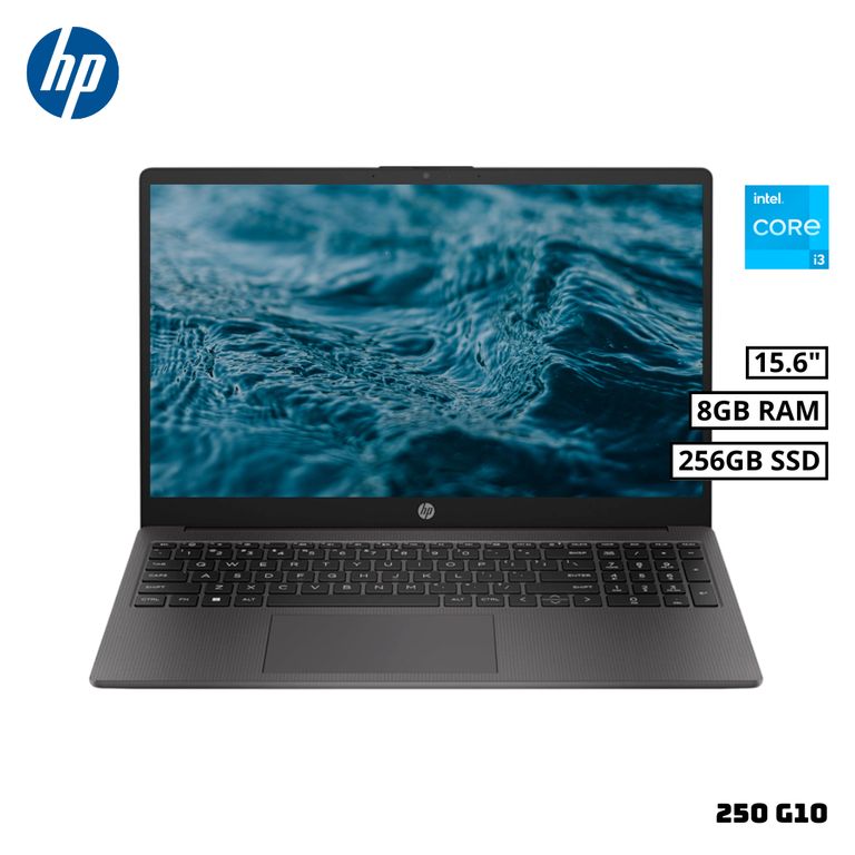 LAPTOP 250 G10 15.6 FHD INTEL CORE i3-N305 8GB RAM 256GB SSD