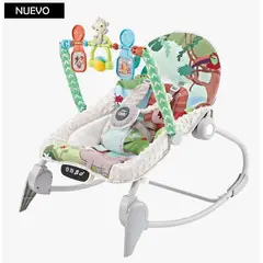 GENERICO - Silla Mecedora Baby Bouncer con Bluetooth Verde