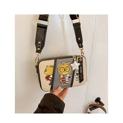 GENERICO - CARTERA PITON BEAR CUERO PU OSITO NEGRO ESTRELLA