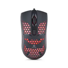ENKORE - Mouse Gamer Alámbrico 1500DPI Negro Ingravide EKM 118K